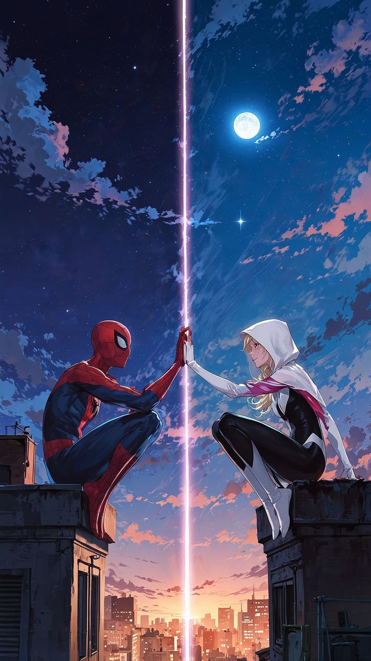 Spiderman & Ghost Spider